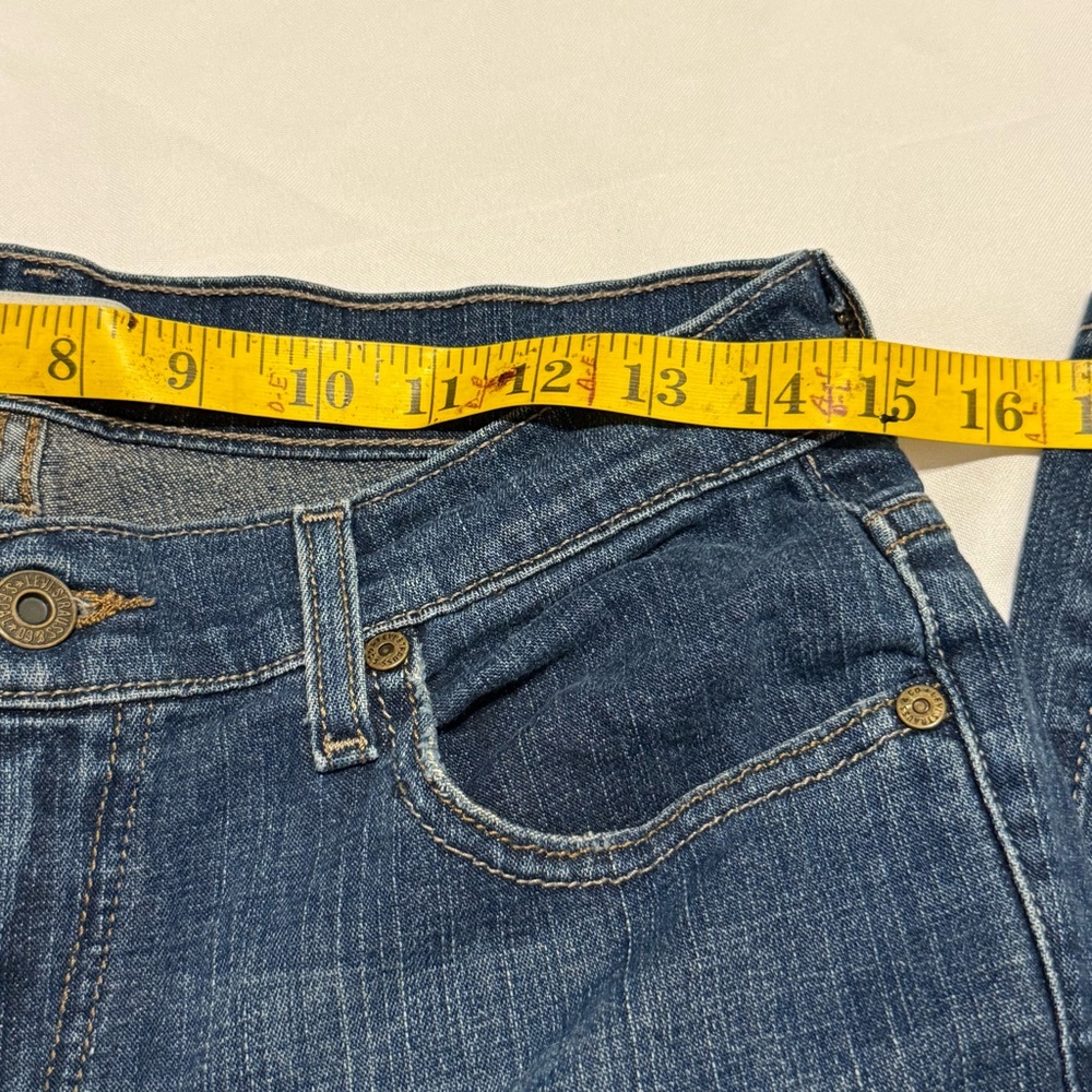 Women’s Levi's 515 blue Indigo Straight Jeans size 6 - Picture 14 of 16